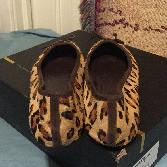 NWOT Ralph Lauren Leopard Ballet Flats Abira Size 8B - Picture 3 of 5